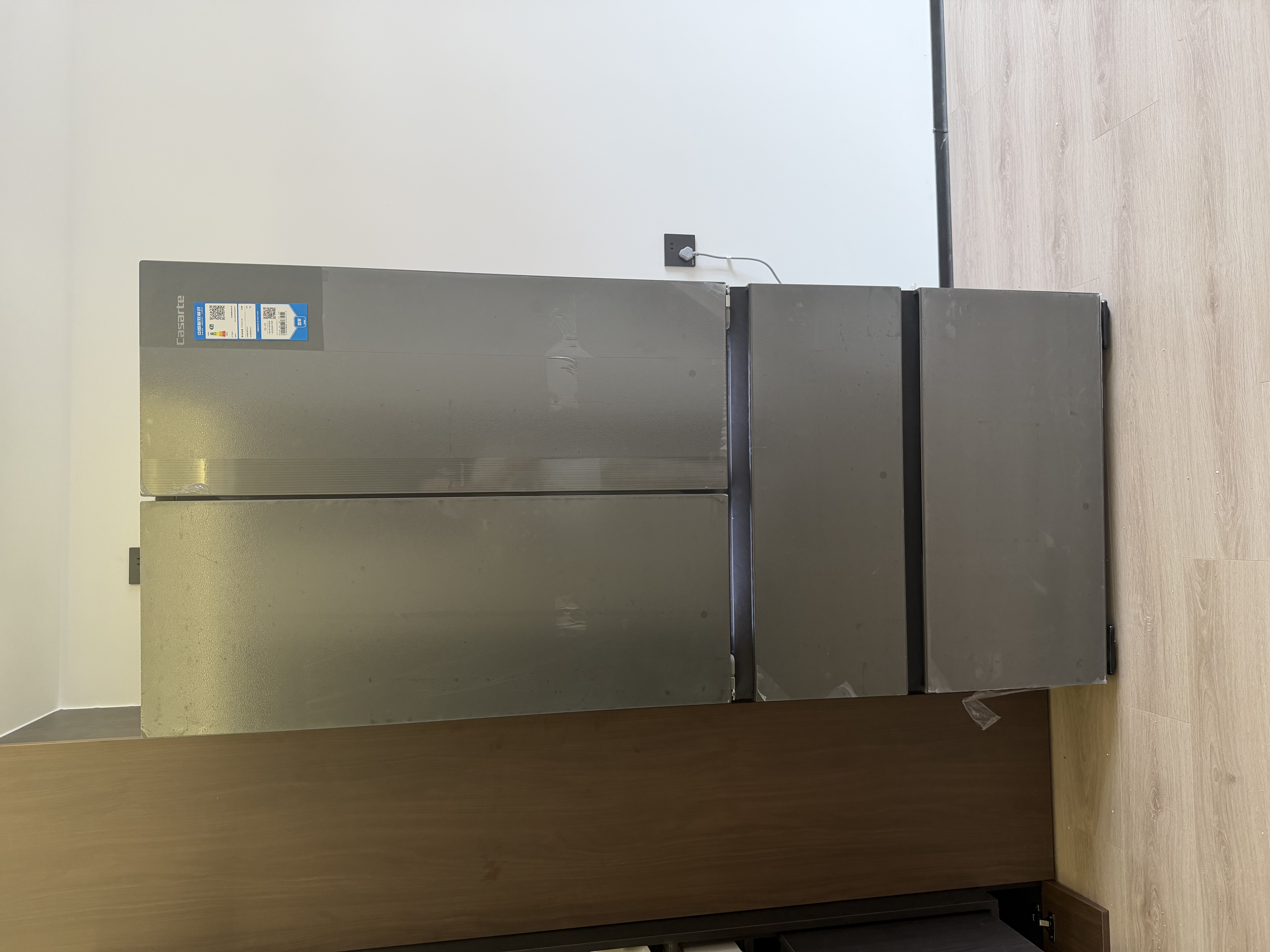 卡萨帝（Casarte）揽光520L法式多门冰箱594mm超薄零嵌入式自动制冰双系统除菌钢化玻璃BCD-520WGCFDMGCTU1国家补贴 实拍图