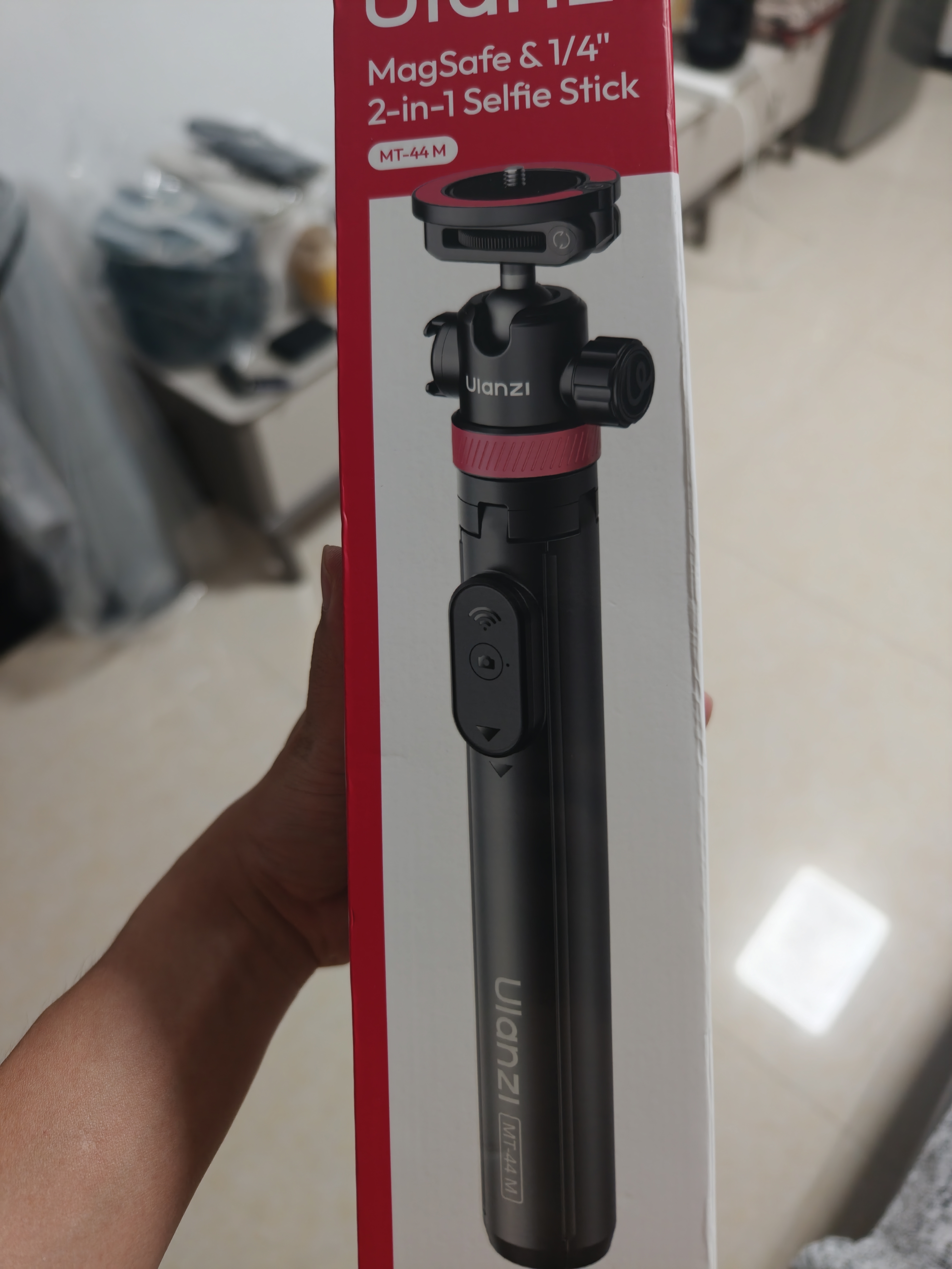 ulanzi优篮子MT-44M磁吸双机位脚架Magsafe手机相机通用一键展开Pocket4/3自拍杆演唱会蓝牙遥控拍照神器 晒单实拍图