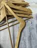 左转角衣架木实衣服架木质衣架挂衣服木头晾衣架木制无痕木衣架衣服挂架 实拍图
