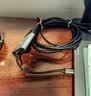 毕亚兹Type-C扩展坞一拖二 USB-C转双口HDMI2.0接头 适用华为苹果笔记本4K60Hz双屏异显/同显拓展转换器 实拍图