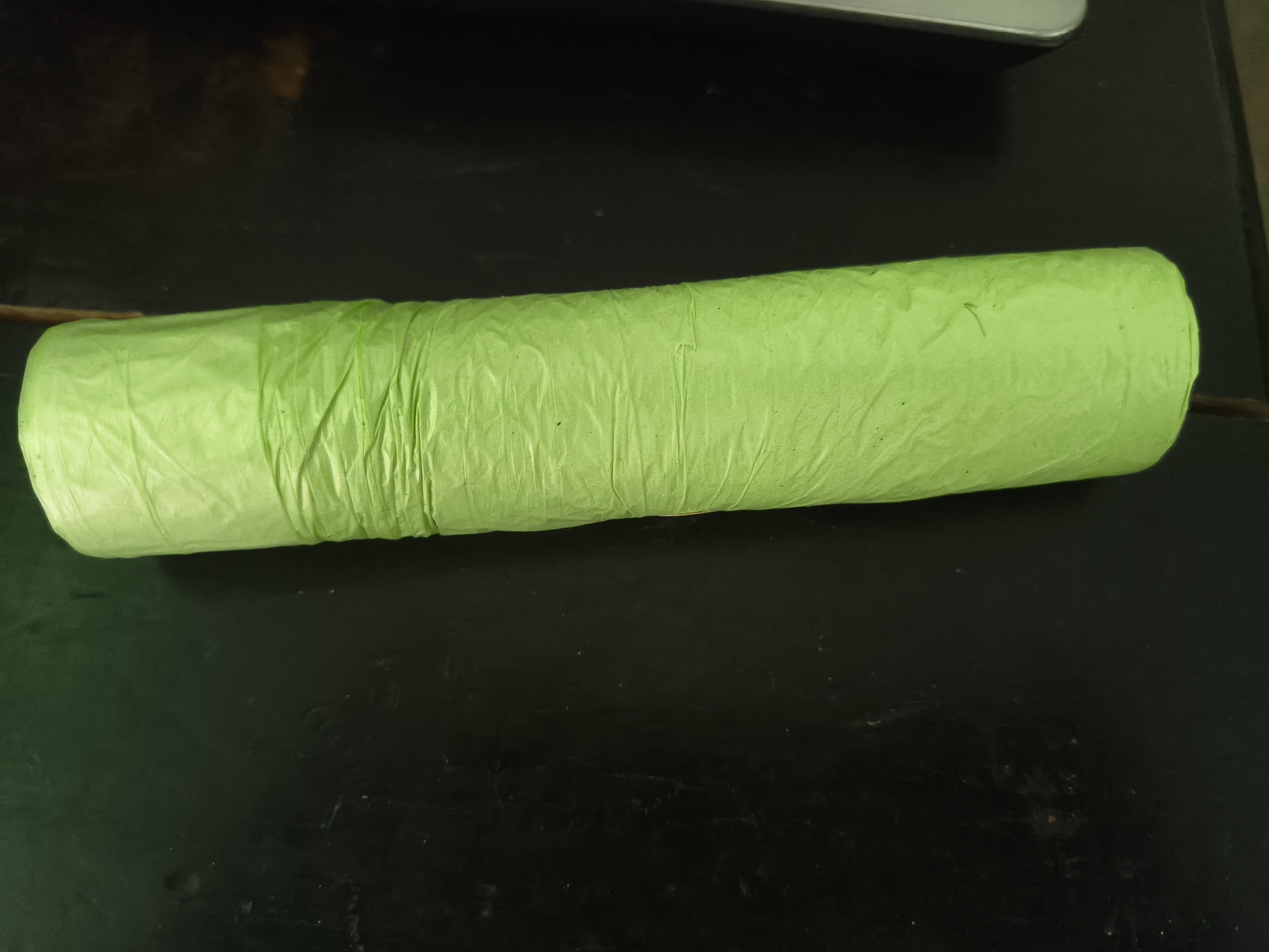 香薰用具垃圾袋大号手提袋家庭厨房紫色清洁宿舍垃圾袋 艾草 一卷10只（42*45cm） 实拍图