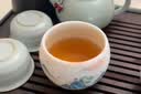 金镶玉茶杯品茗杯陶白瓷单个人茶具男女士主人杯羊脂玉瓷  金亭山水 实拍图