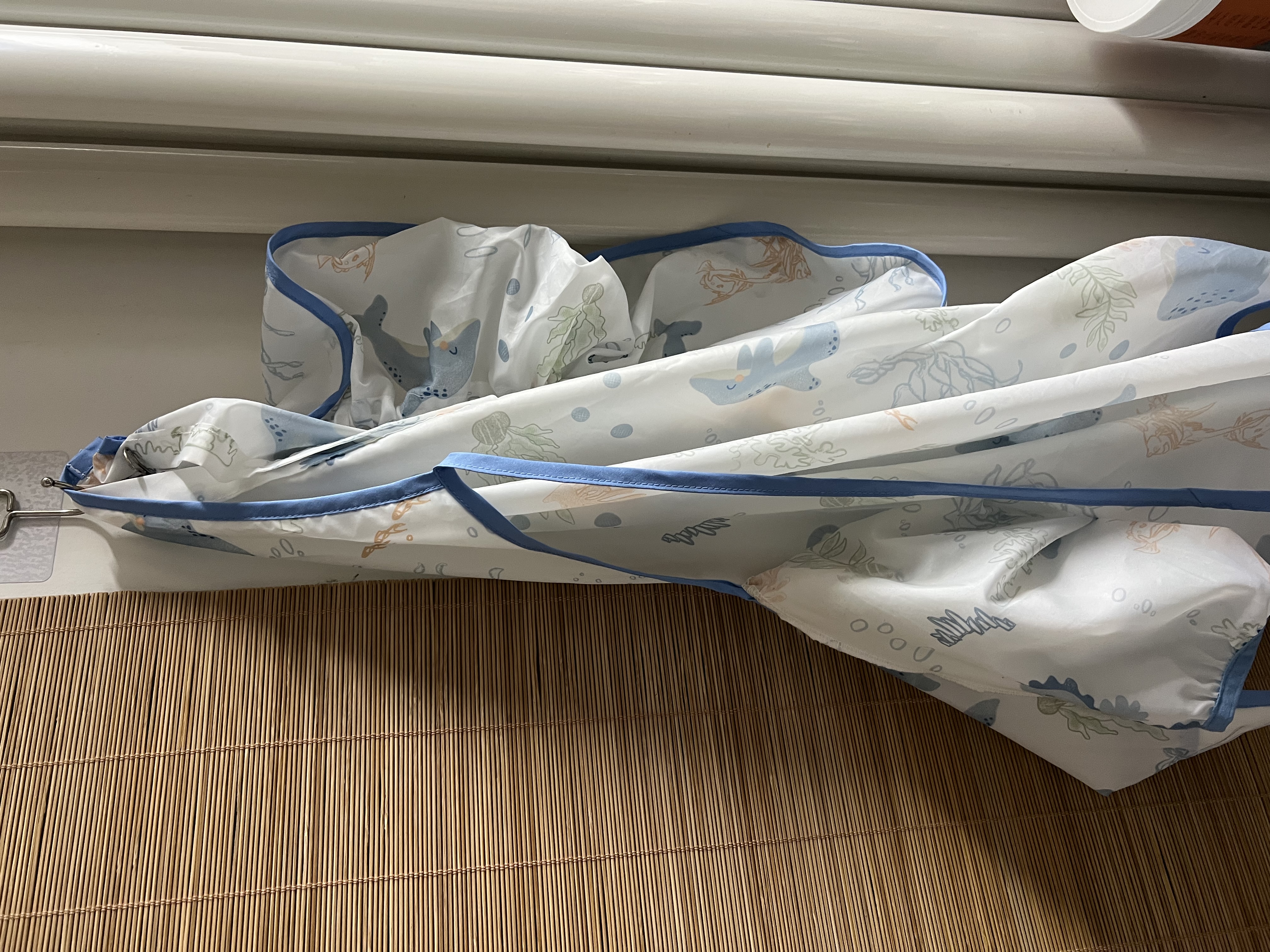 贝肽斯儿童罩衣一体式餐椅防溅衣宝宝吃饭防脏围兜 彼端欢歌 实拍图