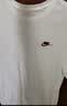 耐克(NIKE)春夏男短袖T恤 纯棉 运动休闲 经典简约 AR4999-100 白色L 实拍图