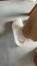 卡骆驰（CROCS）男女泡芙洞洞鞋户外休闲时尚厚底一脚蹬沙滩鞋 207521-100 34-35 实拍图