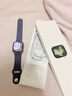 Apple/苹果 Watch S11 智能手表GPS款42毫米银色铝金属表壳雾紫色运动型表带S/M MEUT4CH/B 实拍图