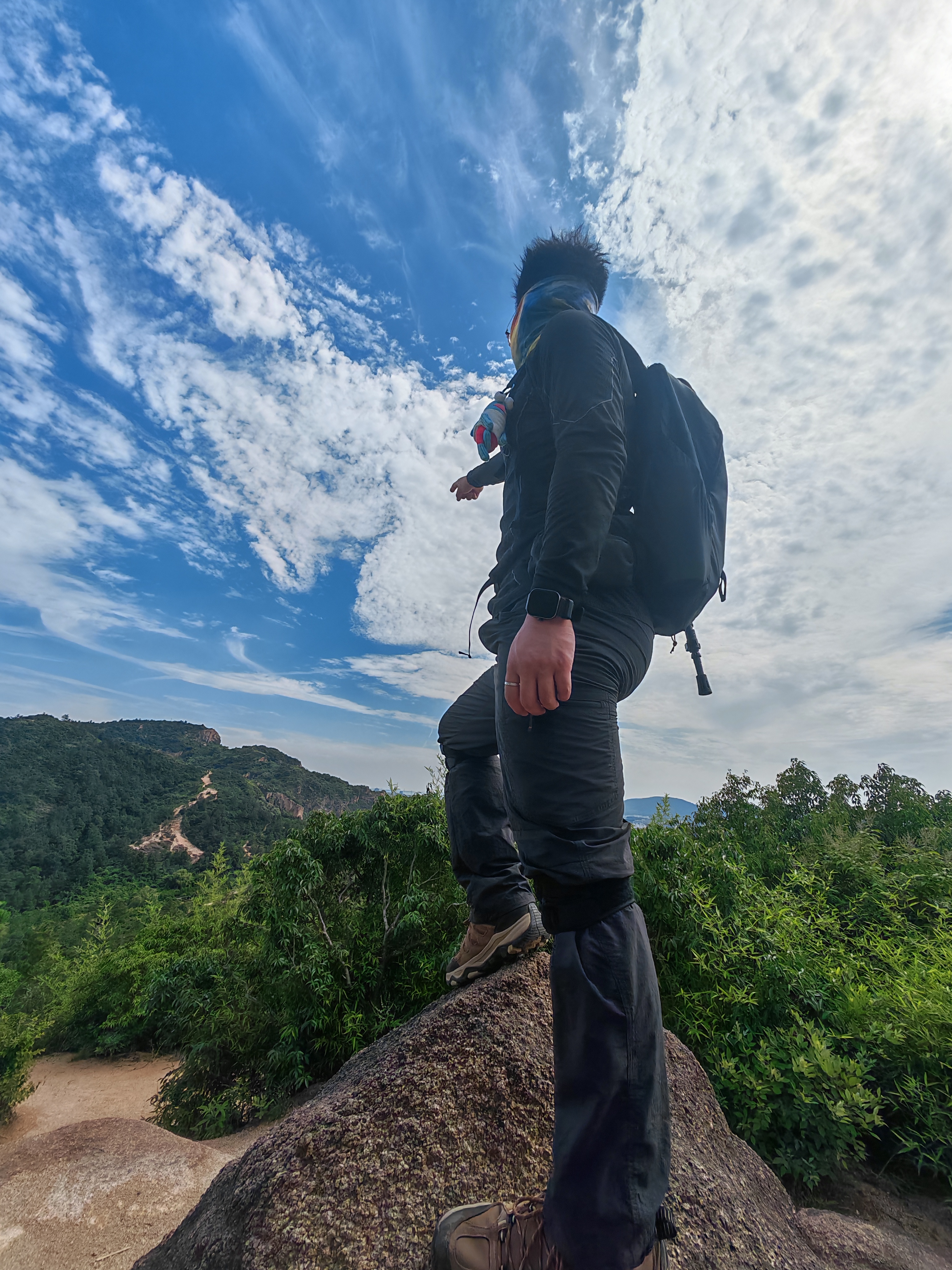 迪卡侬男士MH500中帮登山鞋户外防水防滑山地缓震徒步鞋黑40-4427941 实拍图