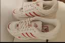 adidas「寻光者」SPIRITAIN 2.0厚底网面老爹鞋阿迪达斯轻运动   奶油白/浅猩红/金属银   42 实拍图