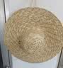 鸣固 农用草帽防晒帽工地帽子遮阳帽大檐麦秆草编帽 2个装 48cm CW505503 实拍图