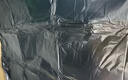 惠造物业垃圾袋黑色100*120cm50只双面3丝加厚特大号免撕商用酒店袋子 实拍图