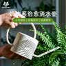沃施（WORTH）简约铁艺园艺浇水壶家用洒水壶 浇花水壶阳台水壶 花园工具1L 实拍图