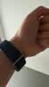 W&P新款适用苹果手表表带apple watch ultra3/2海洋硅胶双扣回环表带iwatch S11/10/9/8/SE 蓝色45 实拍图