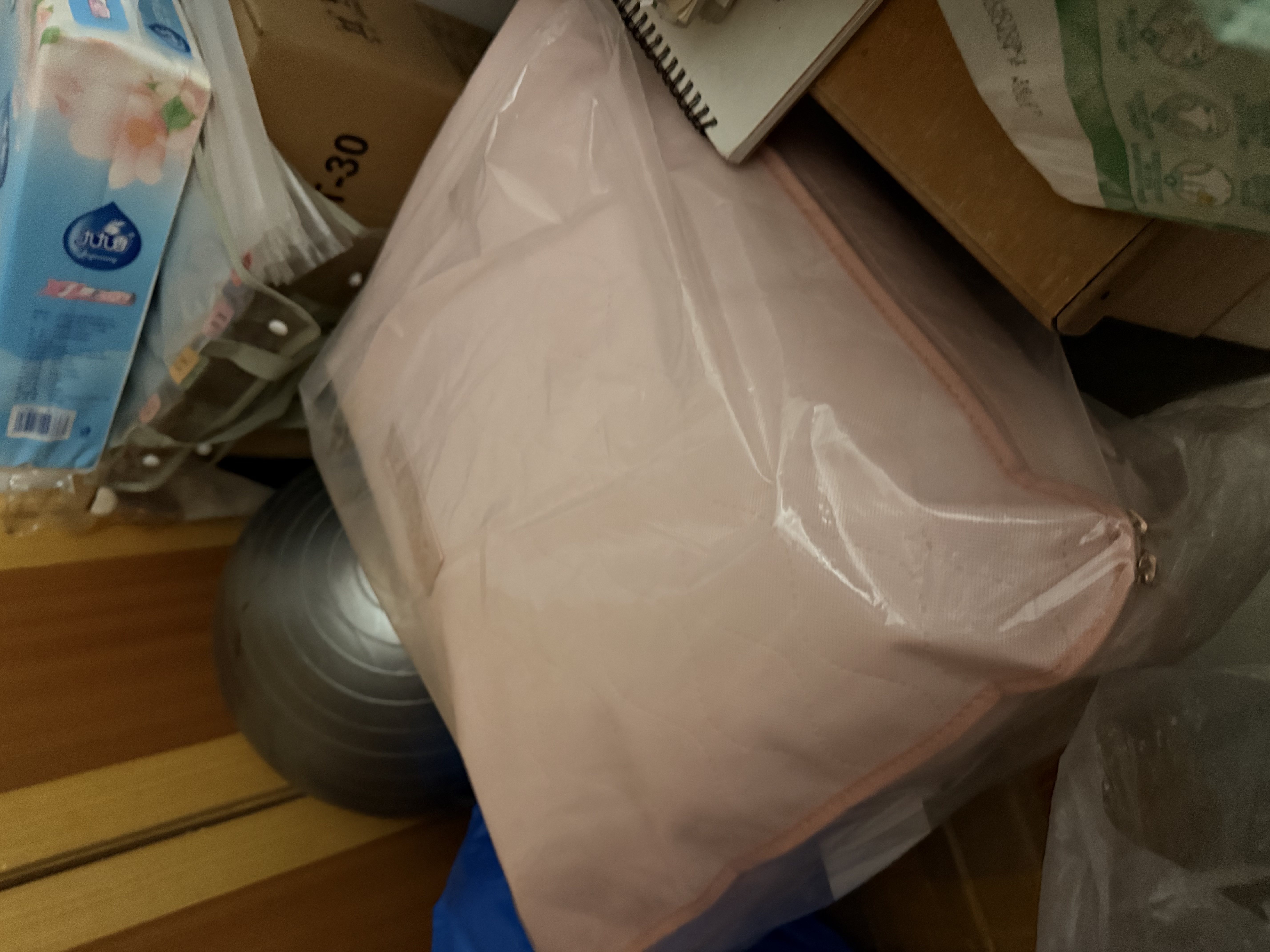 水星家纺被子春秋被秋冬被子被芯A类纤维被褥约4.7斤200*230cm蓝 实拍图