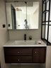 惠达（HUIDA）面盆抽拉水龙头冷热水龙头台盆浴室卫生间洗脸盆水池龙头台盆通用 三出水抽拉带上喷-KS7枪灰 实拍图