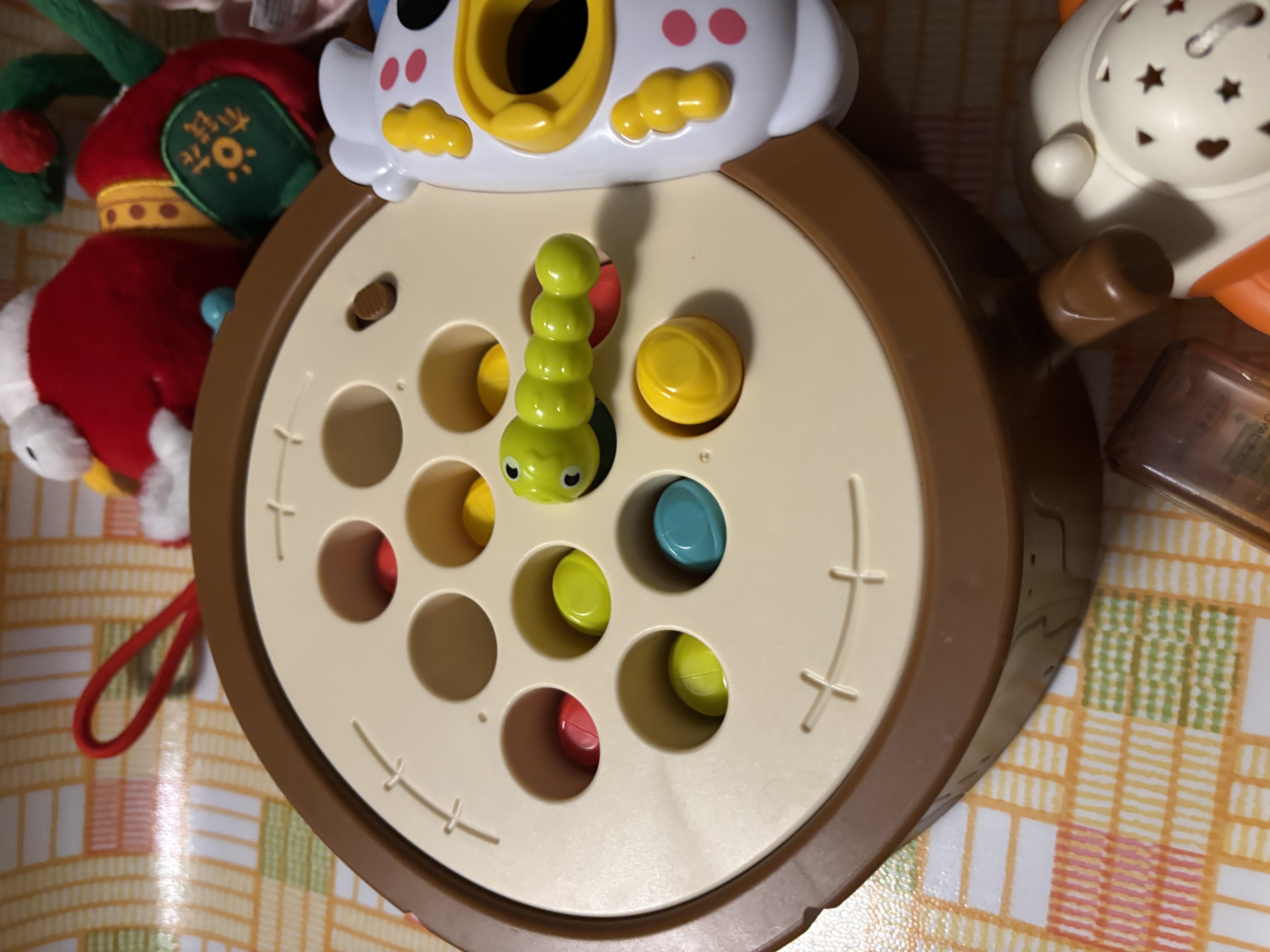 欧塞奇儿童益智磁力钓鱼玩具1-3岁啄木鸟捉虫婴儿玩具宝宝生日礼物 实拍图