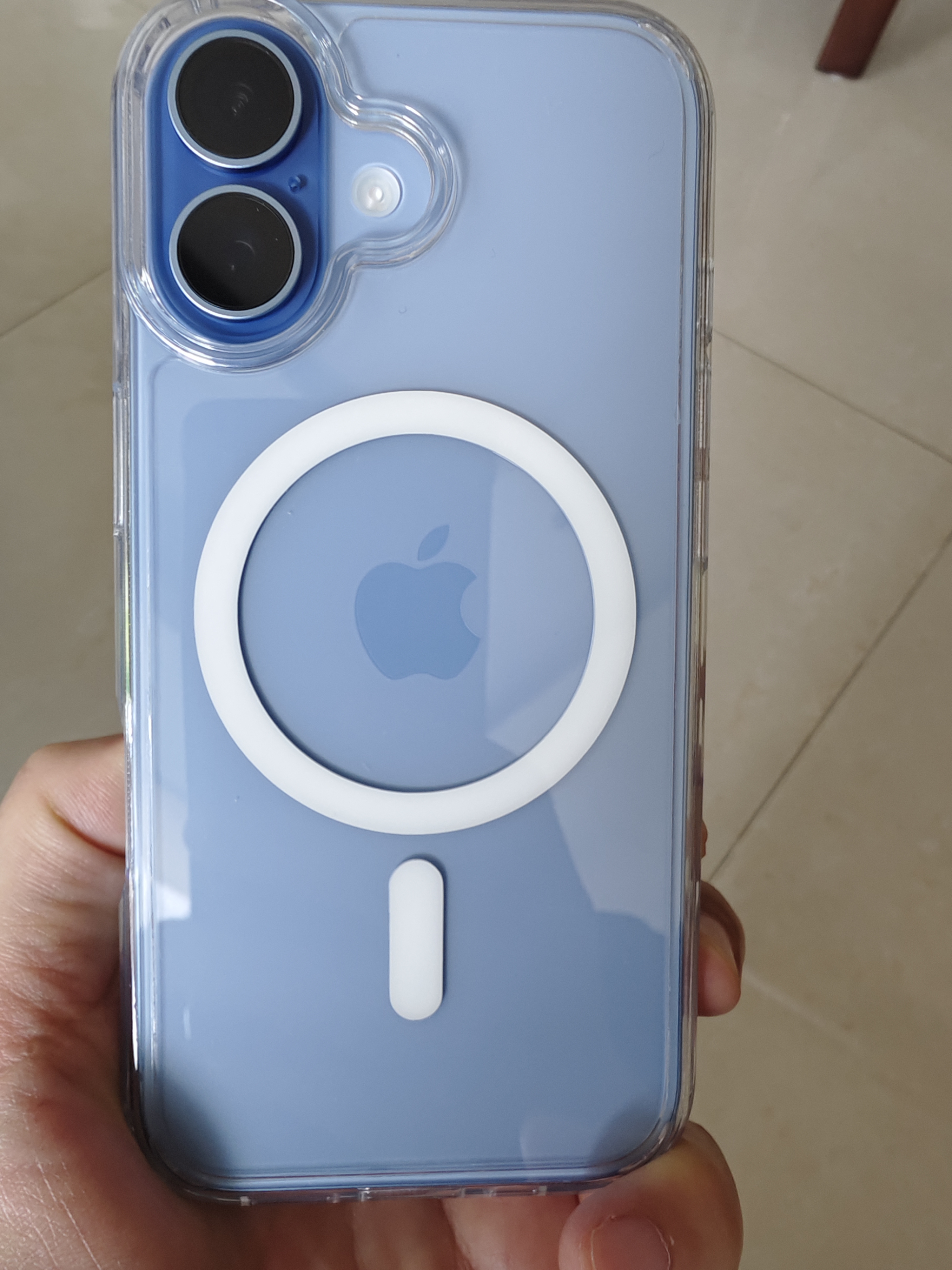 京选京东京选自有品牌 磁吸适用iphone17手机壳苹果17保护套全包透明气囊防摔可无线充 实拍图