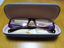 百飒(BYZA)防辐射防蓝光眼镜方框近视眼镜平光镜 全框男女款 通用潮流眼镜架电脑手机游戏护目镜 小号-紫色-防辐射平光镜 实拍图