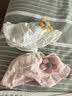 爱宝适婴儿帽子夏季薄款宝宝胎帽新生儿囟门帽公主遮阳帽粉白2件套S609 实拍图