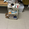京东物流 落地小推车置物架家用玩具零食办公桌卫生间厨房储物架 白色三层 实拍图