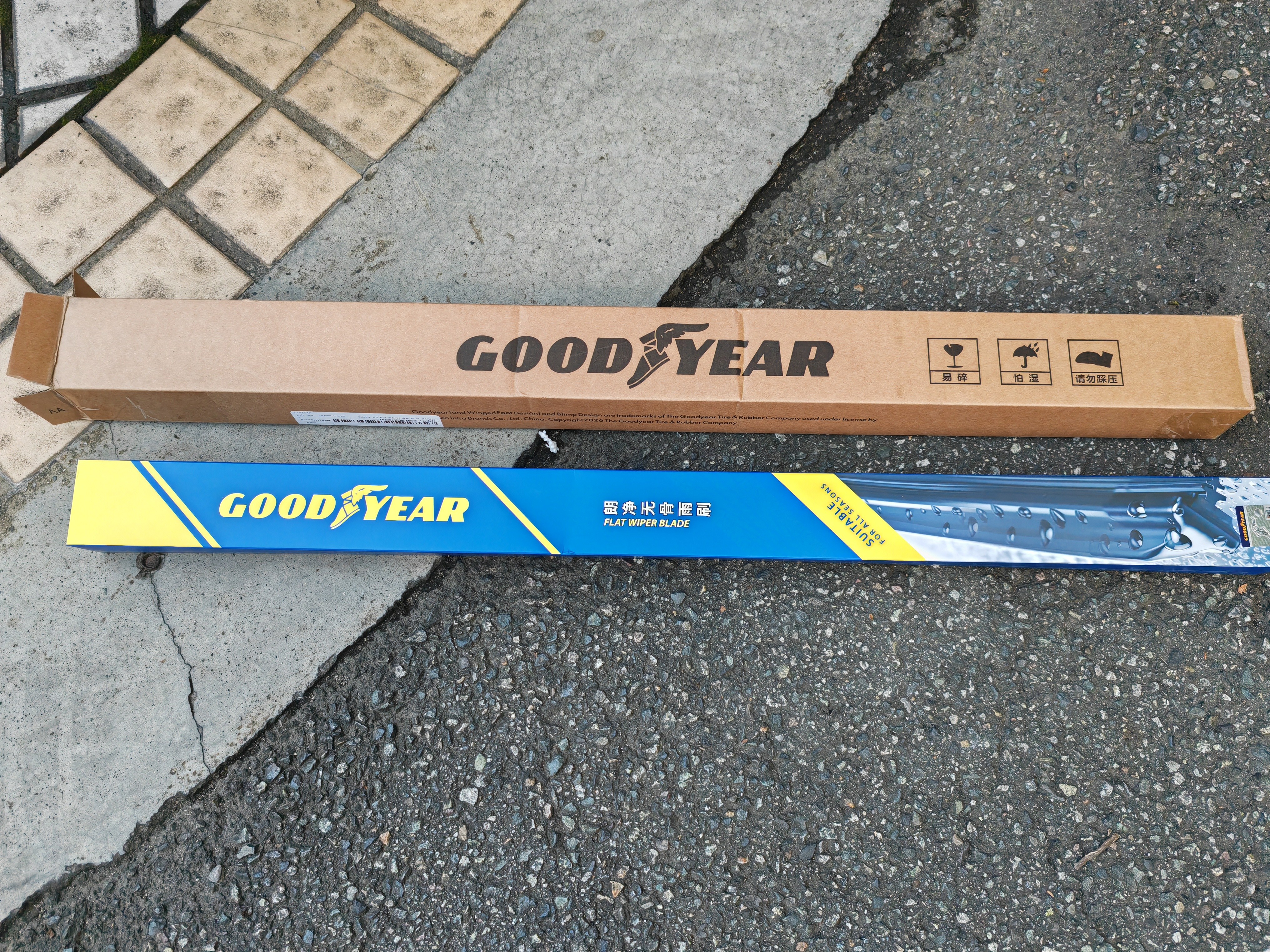 固特异（Goodyear）广汽三菱欧蓝德13至21雨刮器欧兰德无骨胶条前雨刷条 实拍图