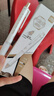 得力（deli）六边形战神按动中性笔 0.5mm双球珠ST头消音学生考试中性笔刷题笔 备考考试专用黑色3支/盒 SA300 实拍图