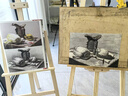 得力（deli）1.5米白松木画架+螺丝刀入门款素描画架油画架子写生便携折叠画架HS915年会展会毕业礼物礼物 实拍图