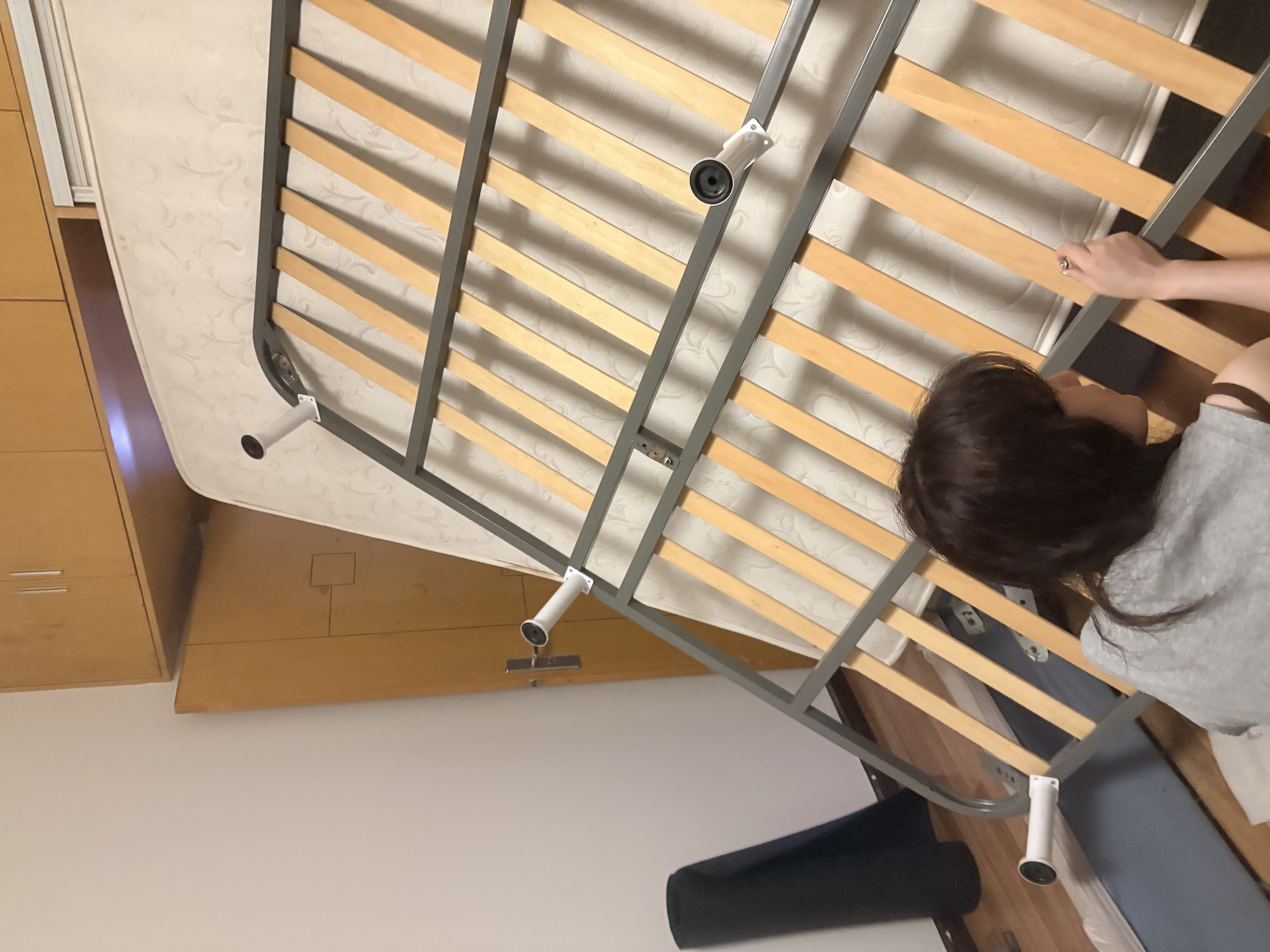 沃迪瑞可调节支撑脚架桌腿支撑杆浴室柜悬空底座承重支撑架茶几腿支撑器 白色1只【18-30cm高】工型金属 升级大底座 实拍图