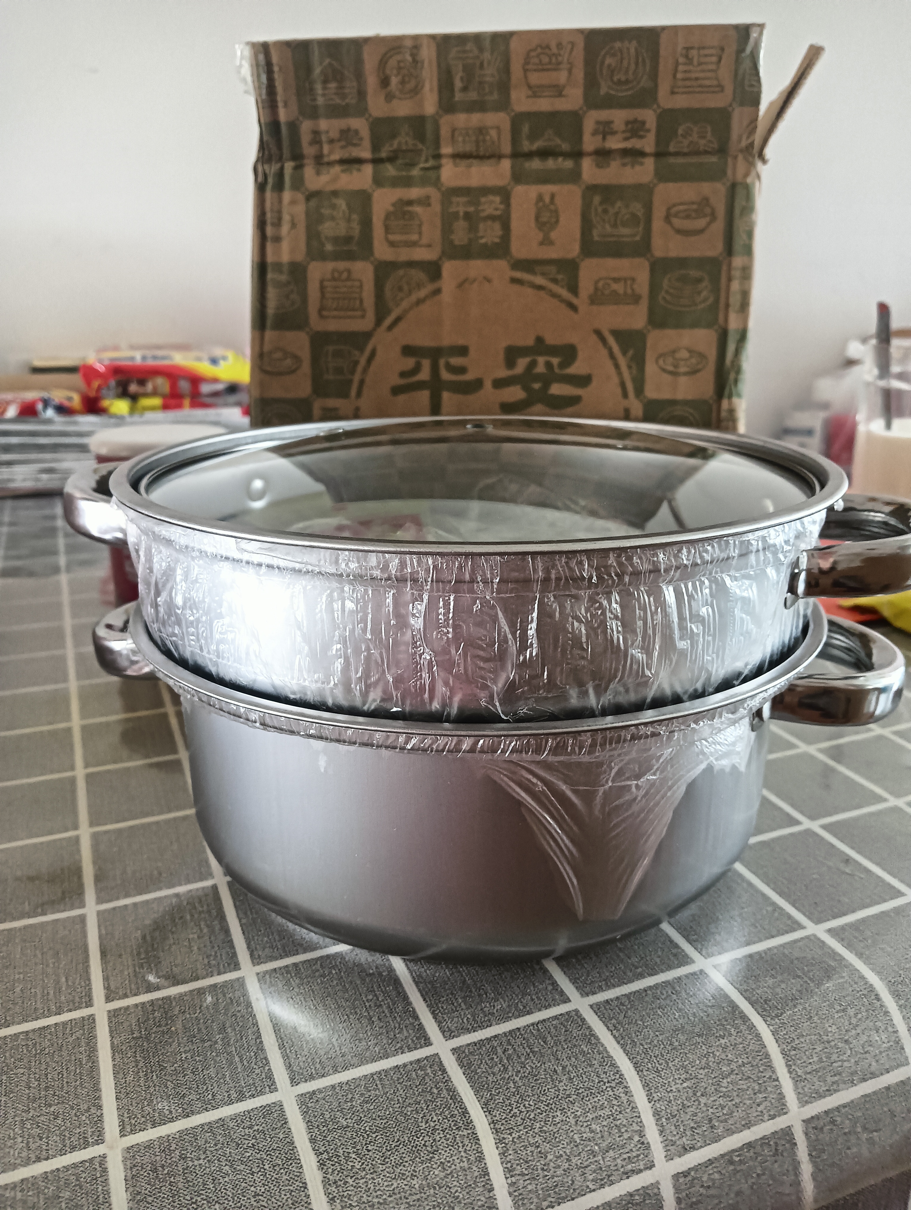 双层蒸锅不锈钢上蒸下煮蒸包子煮面条锅电磁炉燃气灶通用汤锅蒸笼 不锈钢本色 2层 20cm 实拍图