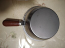特厚不锈钢平底锅奶锅电磁炉通用不粘锅辅食锅汤锅煮锅蒸锅汤锅 胡桃木锅17cm 实拍图