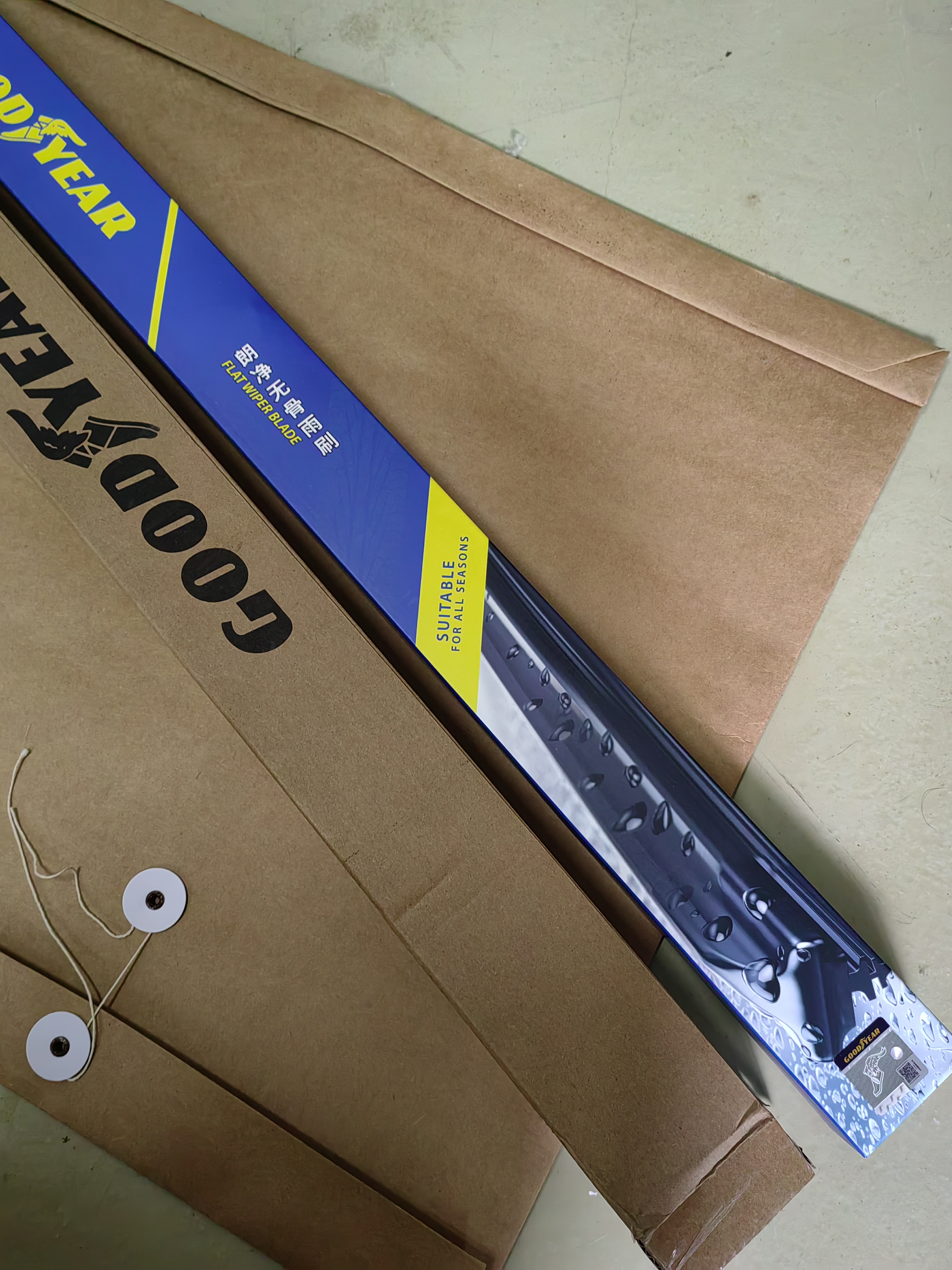 固特异（Goodyear）比亚迪元PLUS雨刮器片刮雨汽车用品配件无骨puls前胶条雨刷24/17 实拍图