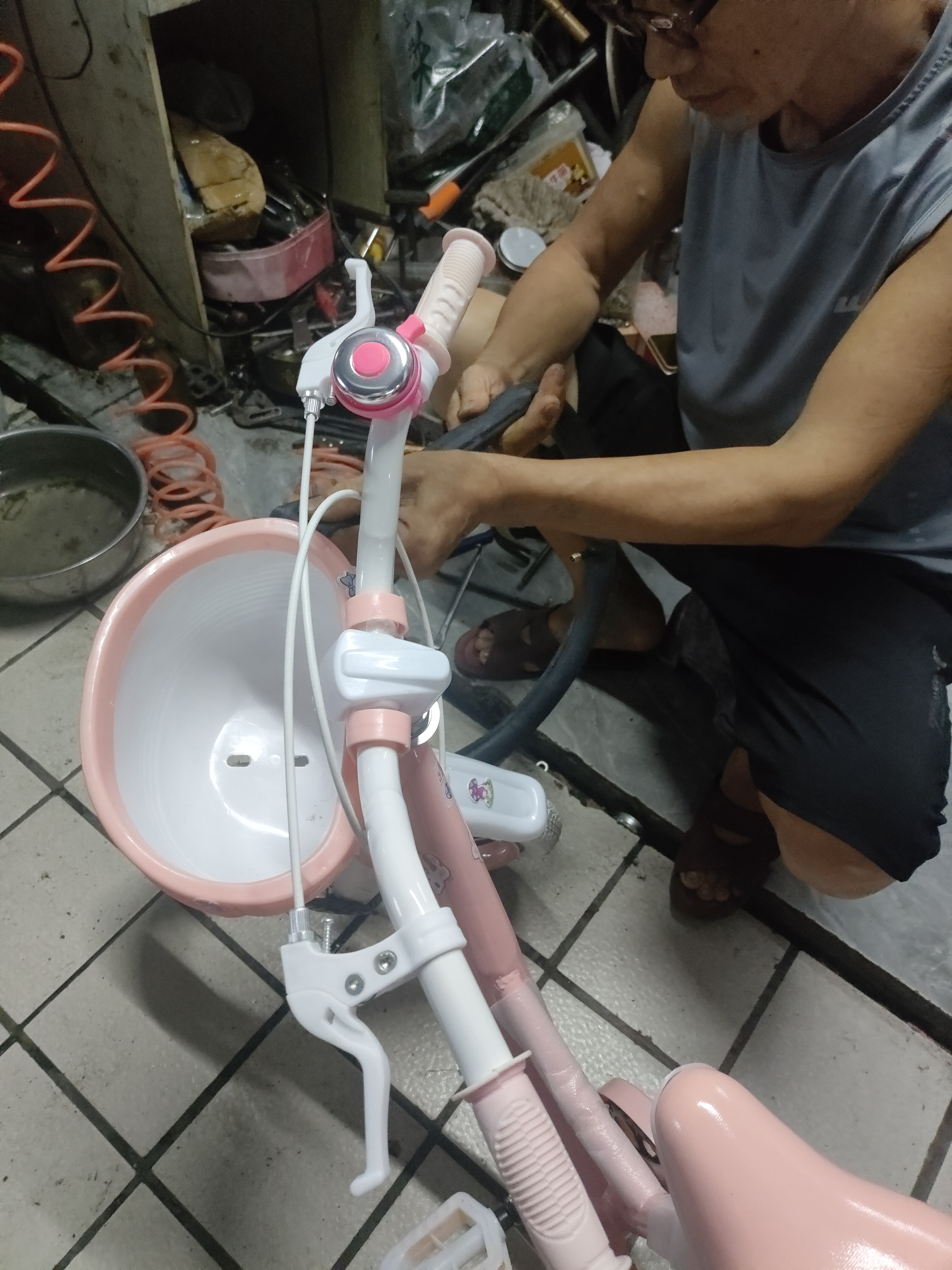 永久（FOREVER）儿童自行车18寸公主款脚踏单车6-8-10岁小孩自行车 实拍图