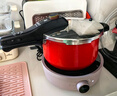 WMF 德国福腾宝高压锅原装进口奈彩米防爆大容量无涂层家用压力锅 奈彩米快易锅（红色） 22cm 4.5L 实拍图