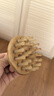 采药师牛角按摩梳绿檀木经络刷头皮部按摩器结节腹部小肚子肩颈节日礼物 实拍图