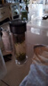 【京东物流配送】高硼硅双层玻璃杯大容量泡茶杯水杯子茶水分离杯 【双层加厚】茶杯350ml1只 实拍图