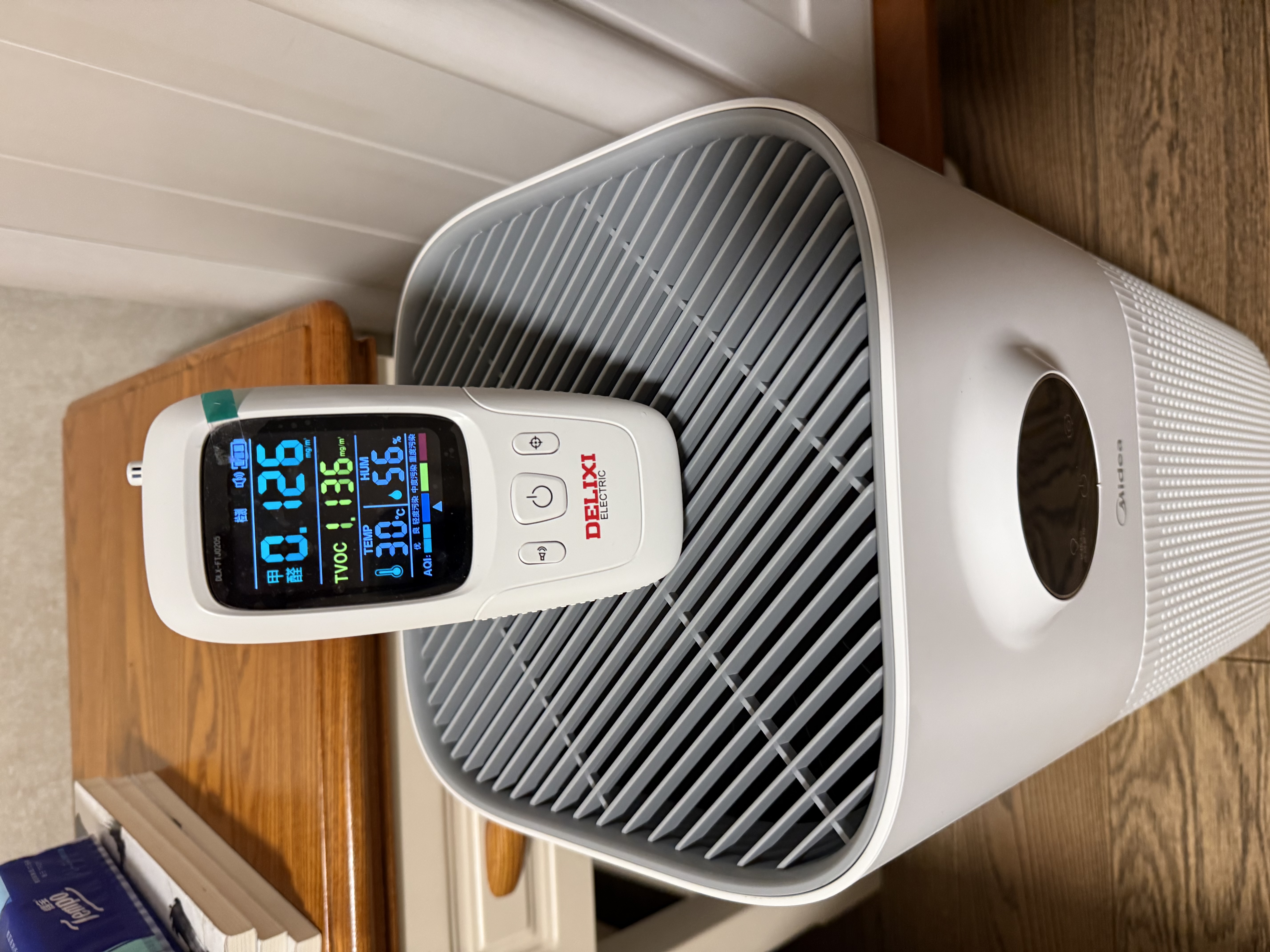 美的（Midea）【母婴级】空气净化器鼻炎家用除甲醛除烟味异味过敏原空气净化机森林家L1 Lite 实拍图