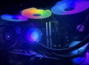 TCOMAS钛钽SJ-A080 360黑色 一体式CPU水冷散热器 大冷头加厚冷排风扇ARGB光效 支持intel/AMD 实拍图