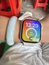 Apple/苹果 Watch S11 智能手表GPS+蜂窝款46毫米银色铝金属表壳雾紫色运动型表带S/M MFDK4CH/B 实拍图