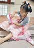萌乎山蓝 汉服女童裙子夏季2026新款国风古装儿童公主连衣裙 蓝粉 110 实拍图