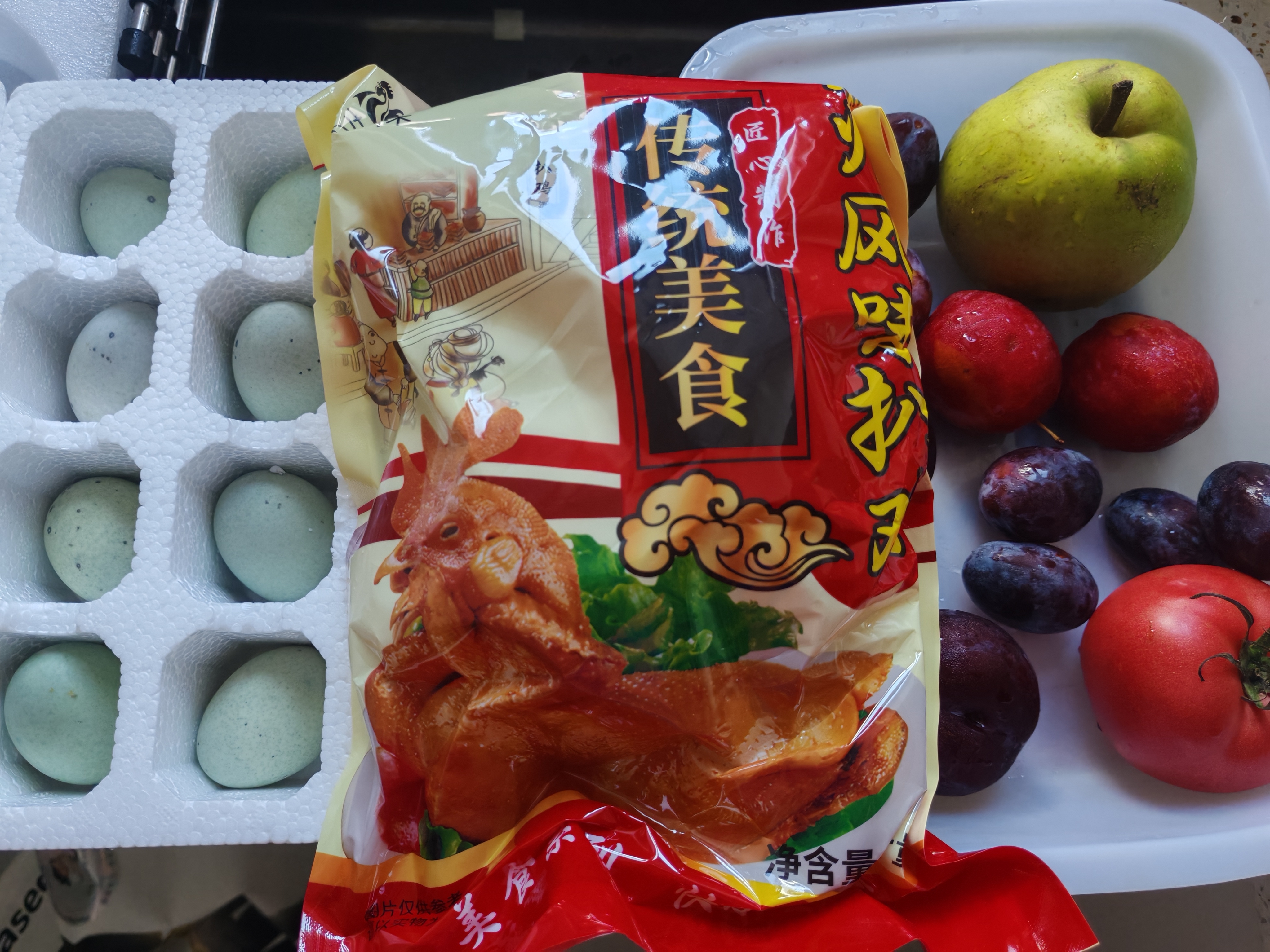 京喜加山东风味烧鸡软烂脱骨熟食速食即食鸡肉德州风味烧烤家庭聚餐净重 750克扒鸡1只 实拍图