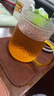 雅集高档玻璃杯锤纹茶屿悠觉杯木盖款泡茶杯办公室茶道喝茶杯450ml 实拍图