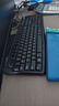 罗技（Logitech）MK120 键鼠套装 有线键鼠套装 办公键鼠套装 电脑键盘 USB即插即用 全尺寸 黑色 实拍图