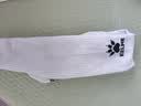 卡尔美（KELME）长筒足球袜防滑纱厚底高筒专业足球比赛训练精英运动袜 白色 S 实拍图