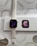 Apple/苹果WatchS11智能手表GPS+蜂窝款46毫米银色铝金属表壳雾紫色运动型表带S/M-联通补贴 实拍图