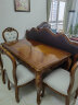 格澜帝尔（growdear）餐桌全实木餐桌椅组合复古美式长方形餐厅饭桌组合餐厅家具 全实木1.6m（一桌六椅） 晒单实拍图