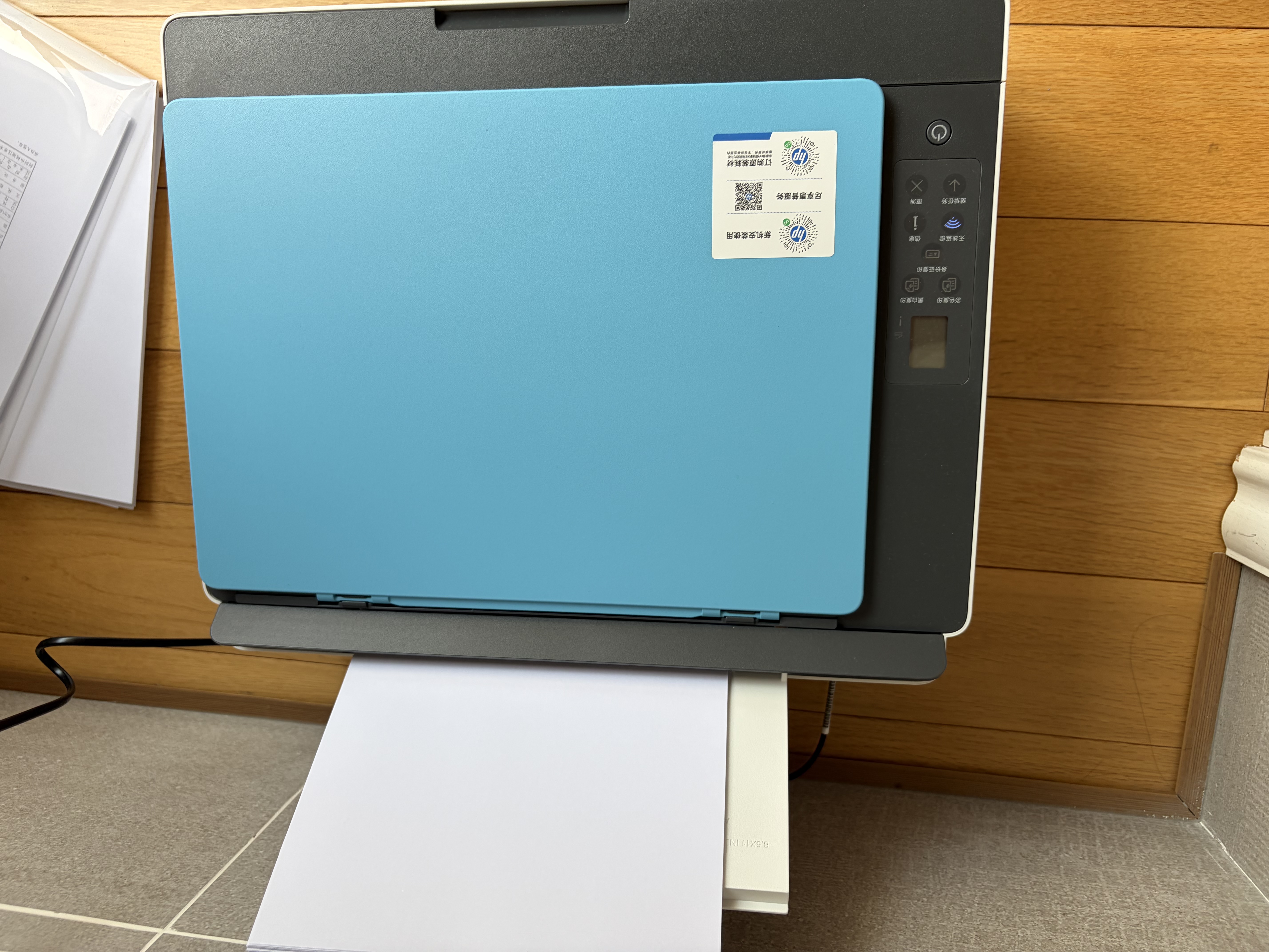 惠普（HP）Tank596 598 彩色打印机A4喷墨家用办公无线原装内置连供学生文档照片大墨仓打印复印扫描一体机 Tank596 (连供彩打/免换墨盒/无线三合一) 官方标配 实拍图
