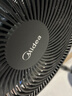 美的（Midea）【超级单品】七叶轻音立式电风扇家用柔风落地扇台式桌面小型风扇大风量节能摇头宿舍电扇 SAF30AB 实拍图