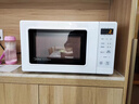 美的（Midea）变频小清新微波炉 液晶屏幕 磨砂面板 小型20L家用 匠心工艺一级能效（PM2002） 实拍图