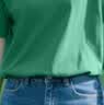 真维斯（Jeanswest）纯棉短袖T恤女2026夏季新款休闲半袖设计感圆领宽松显瘦上衣服 实拍图