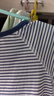 舒贝怡2件装婴儿衣服夏季薄款新生儿连体衣短袖哈衣儿童爬服藏青80CM 实拍图