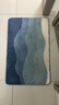 大江浴室地垫厕所浴室门口吸水防滑垫植绒卫生间地垫50x80cm 实拍图